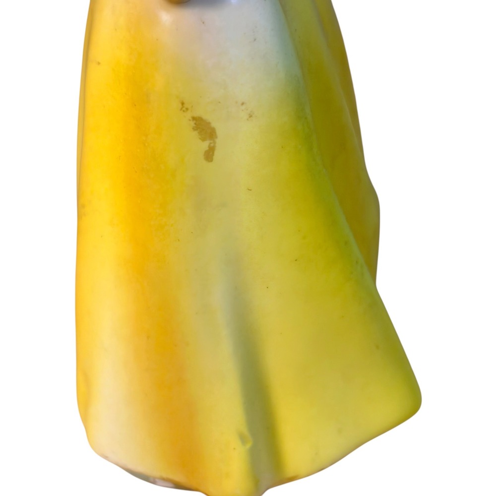 VTG 1960 Disney Snow White Figurine Ceramic Yellow Dress Walt Disney Prod - Picture 8 of 15